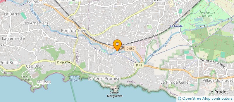 localisation de l'entreprise SCI WERBER à LA GARDE