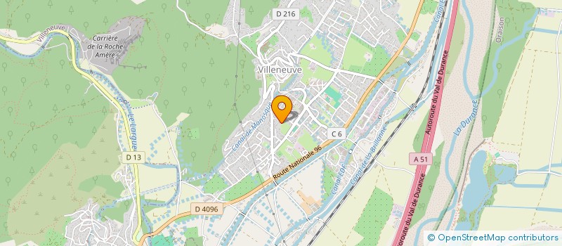 localisation de l'entreprise SCI WERNER  VILLENEUVE