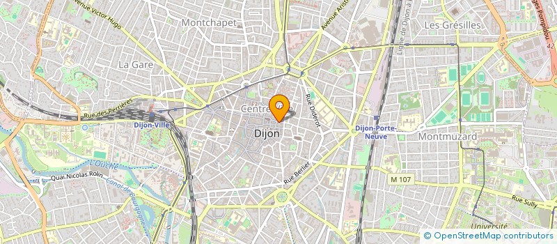 localisation de l'entreprise SCI WERNER PETAMENT à DIJON