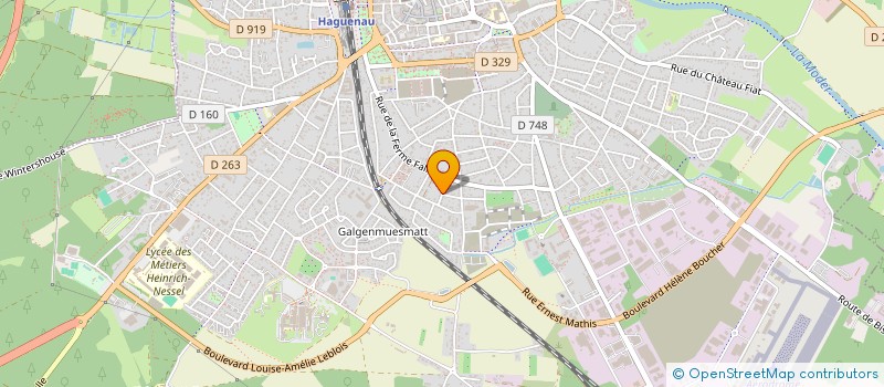 localisation de l'entreprise SCI WESCO  NIEDERSCHAEFFOLSHEIM