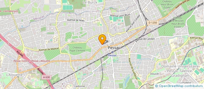localisation de l'entreprise SCI WESLEY à PESSAC