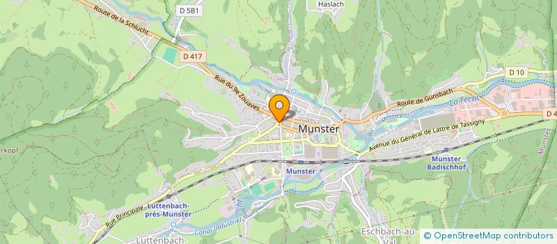 localisation de l'entreprise SCI WEST  MUNSTER