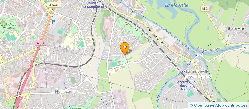 localisation de l'entreprise SCI WEST AND MARTALA  JARVILLE-LA-MALGRANGE