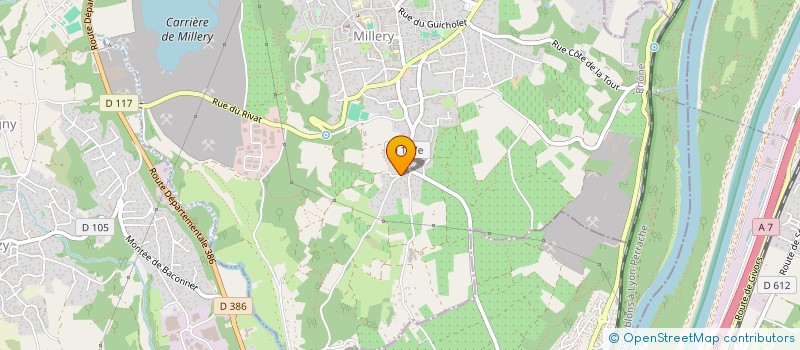 localisation de l'entreprise SCI WEST SIDE  MILLERY