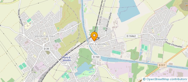 localisation de l'entreprise SCI WESTEEL  PONT-A-VENDIN