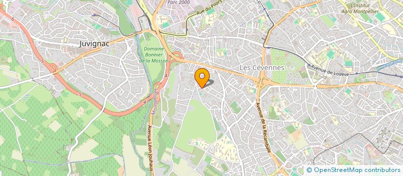 localisation de l'entreprise SCI WETT'IMMO II à MONTPELLIER