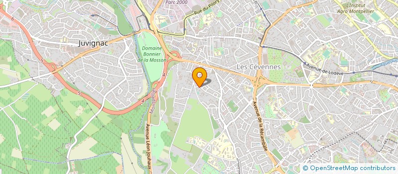 localisation de l'entreprise SCI WETTSTEIN IMMO à MONTPELLIER