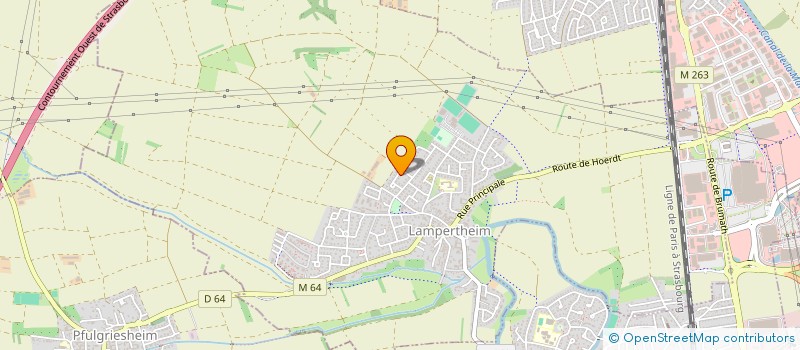 localisation de l'entreprise SCI WEY  LAMPERTHEIM