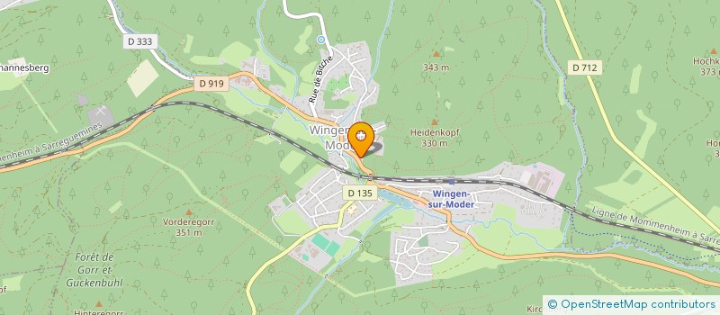 localisation de l'entreprise SCI WEYERSTUCK  TIEFFENBACH