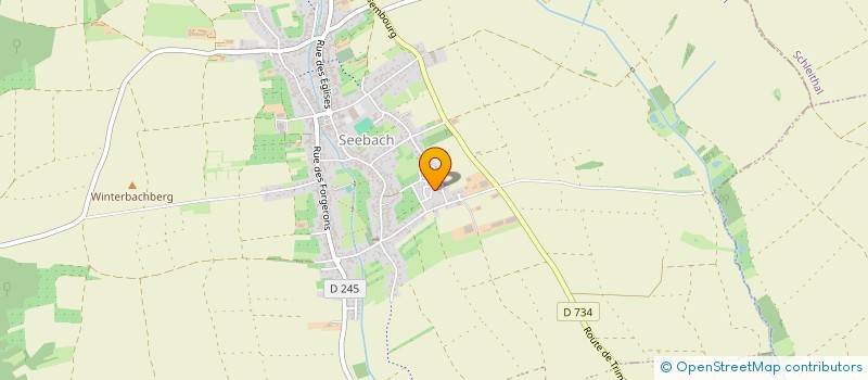 localisation de l'entreprise SCI WF IMMO  SEEBACH