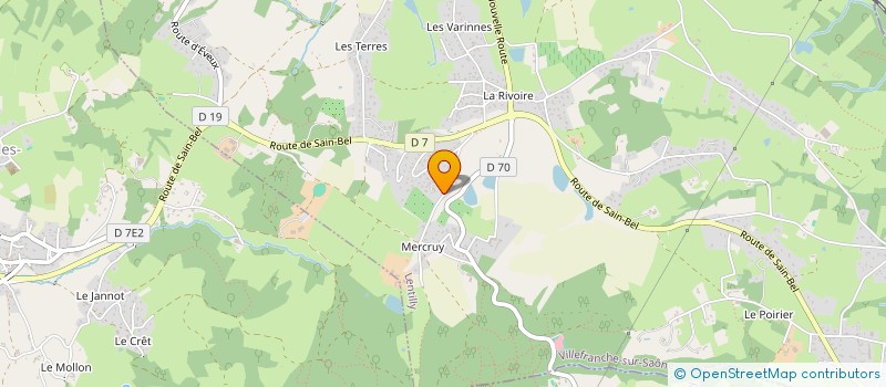 localisation de l'entreprise SCI WGI  LENTILLY