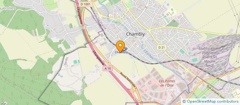 localisation de l'entreprise SCI WGM  CHAMBLY