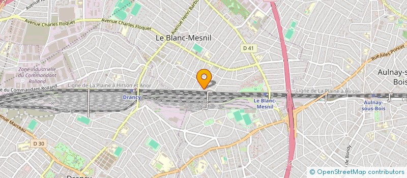 localisation de l'entreprise SCI WH IMMO à LE BLANC-MESNIL