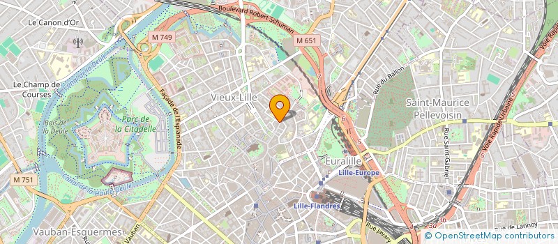 localisation de l'entreprise SCI WHALE à LILLE