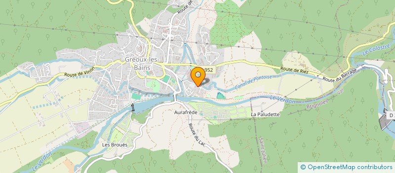 localisation de l'entreprise SCI WHERE DREAMS COME TRUE  GREOUX-LES-BAINS