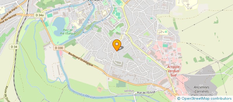 localisation de l'entreprise SCI WHESTIA à VERDUN