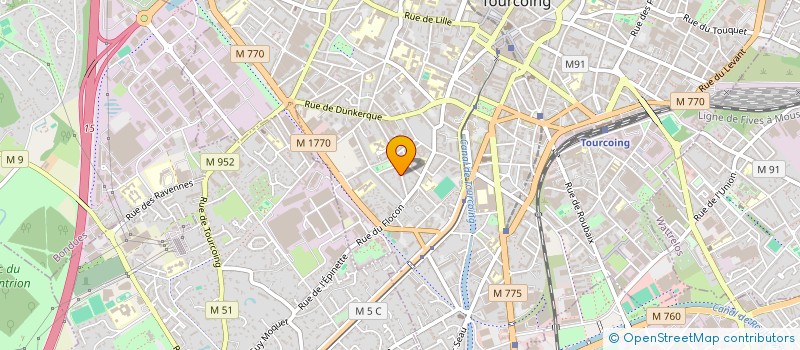 localisation de l'entreprise SCI WHITE  TOURCOING