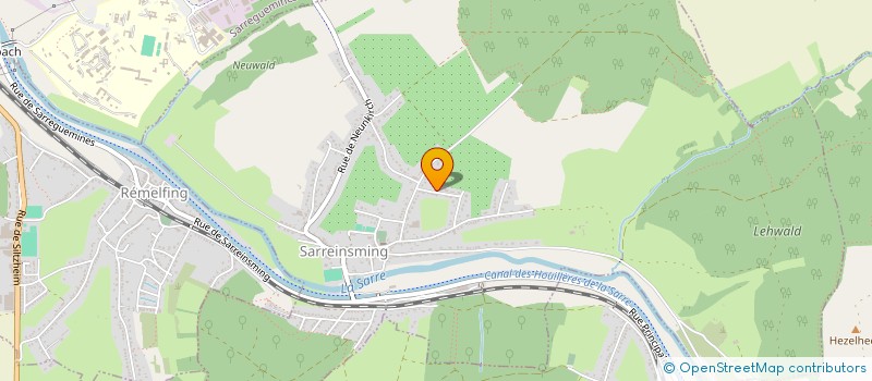 localisation de l'entreprise SCI WHITE  SARREINSMING