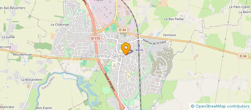 localisation de l'entreprise SCI WHITE BUTTERFLIES  VERN-SUR-SEICHE