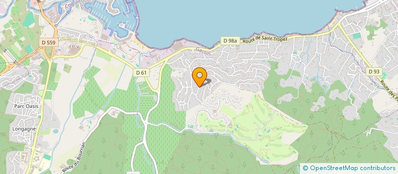 localisation de l'entreprise SCI WHITE CAR  GASSIN