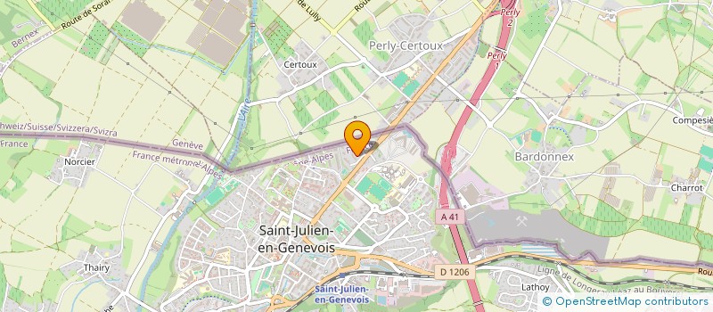 localisation de l'entreprise SCI WHITE PATH  SAINT-JULIEN-EN-GENEVOIS