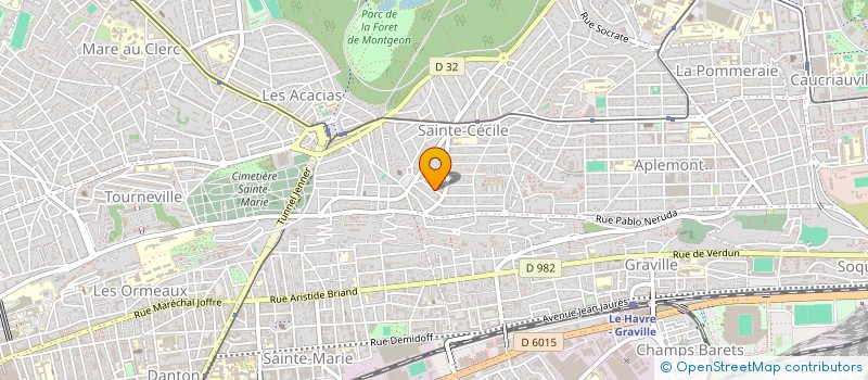 localisation de l'entreprise SCI WHITE PONY  LE HAVRE