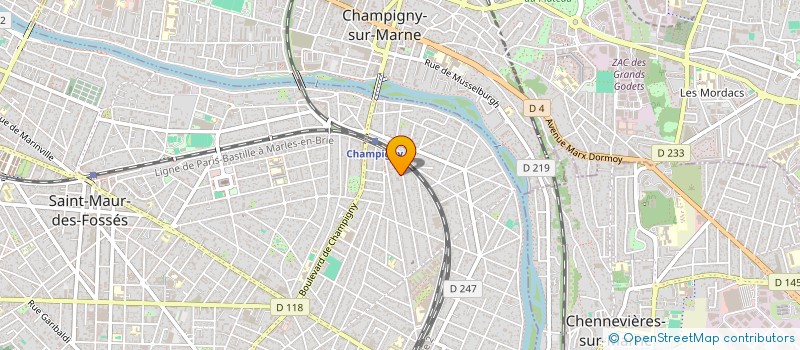 localisation de l'entreprise SCI WHO'S NJ à SAINT-MAUR-DES-FOSSES