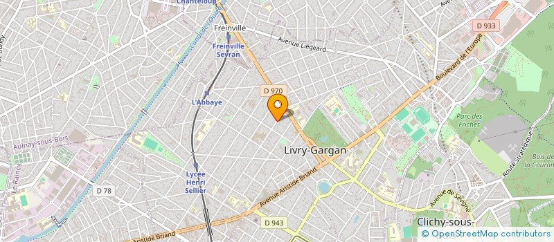 localisation de l'entreprise SCI WHP REIMS à LIVRY-GARGAN