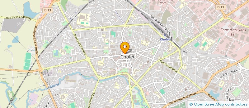 localisation de l'entreprise SCI WHY NOT à CHOLET