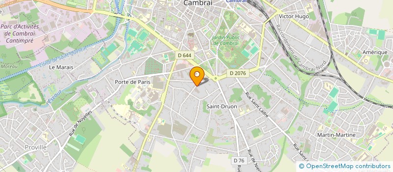 localisation de l'entreprise SCI WHY NOT à CAMBRAI