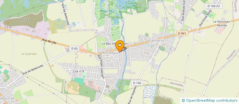 localisation de l'entreprise SCI WI  ANNEQUIN