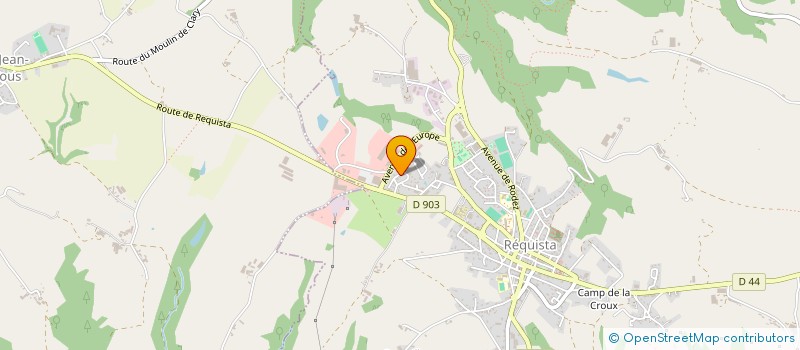 localisation de l'entreprise SCI WIA LA BRUNE  CANET-DE-SALARS