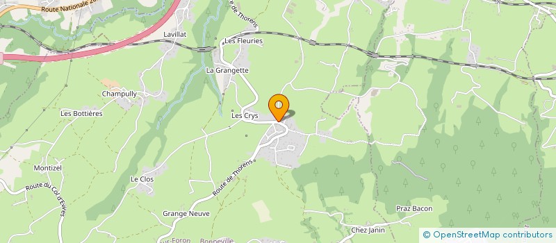 localisation de l'entreprise SCI WIART LES CRYS  LA ROCHE-SUR-FORON