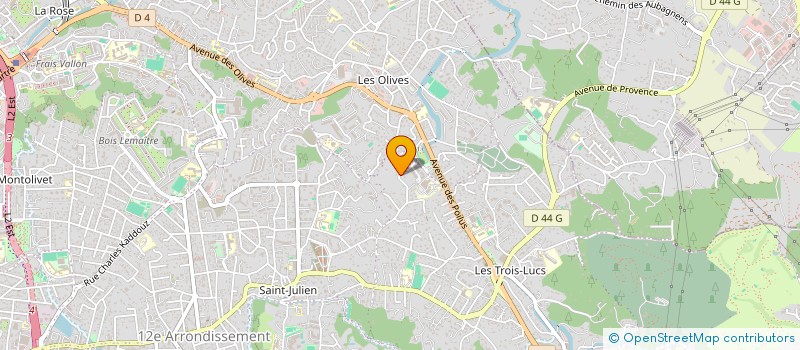 localisation de l'entreprise SCI WIBE à MARSEILLE