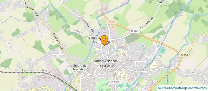 localisation de l'entreprise SCI WICKE à SAINT-AMAND-LES-EAUX