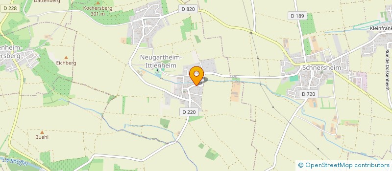 localisation de l'entreprise SCI WICKER LTZ  NEUGARTHEIM-ITTLENHEIM