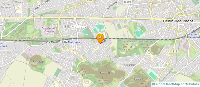 localisation de l'entreprise SCI WICKINK à BILLY MONTIGNY