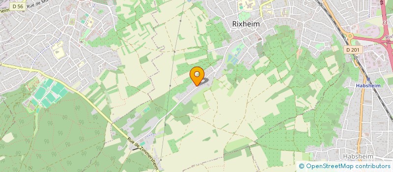 localisation de l'entreprise SCI WICKY  RIXHEIM