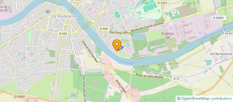 localisation de l'entreprise SCI WICKY ESN à BERGERAC