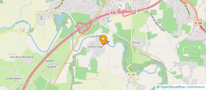 localisation de l'entreprise SCI WICO  MURS-ERIGNE