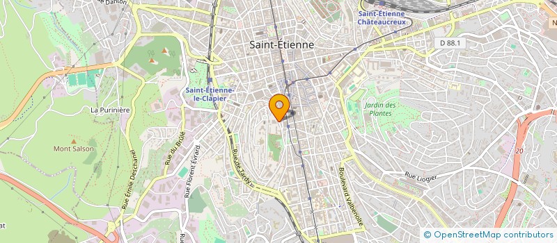 localisation de l'entreprise SCI WIDGI  SAINT-ETIENNE