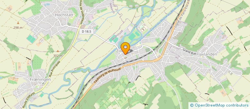 localisation de l'entreprise SCI WIDMER  SAINT-BERNARD