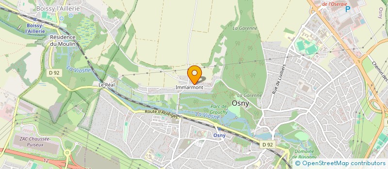 localisation de l'entreprise SCI WIDUM  OSNY