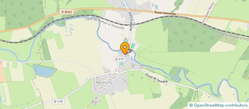 localisation de l'entreprise SCI WIEDI  BREVILLY