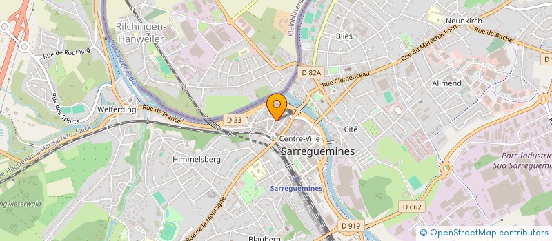 localisation de l'entreprise SCI WIESEL à SARREGUEMINES