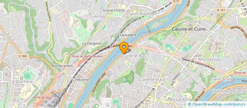 localisation de l'entreprise SCI WIFORGE  CALUIRE-ET-CUIRE