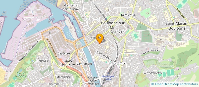 localisation de l'entreprise SCI WIG  BOULOGNE-SUR-MER