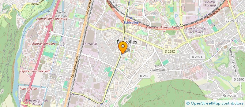 localisation de l'entreprise SCI WIGON à ECHIROLLES