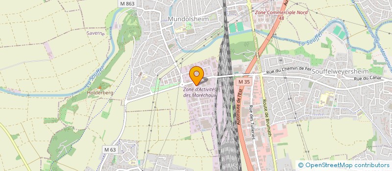 localisation de l'entreprise SCI WIHR  MUNDOLSHEIM