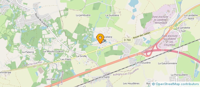 localisation de l'entreprise SCI WIKA 12  VENANSAULT